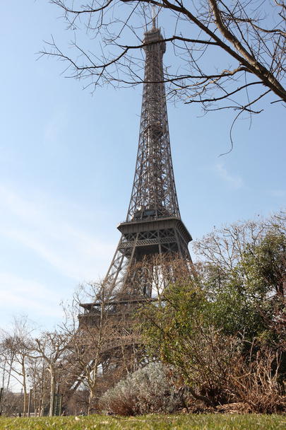 Az Eiffel torony Párizsban, Franciaországban - Fotó, kép