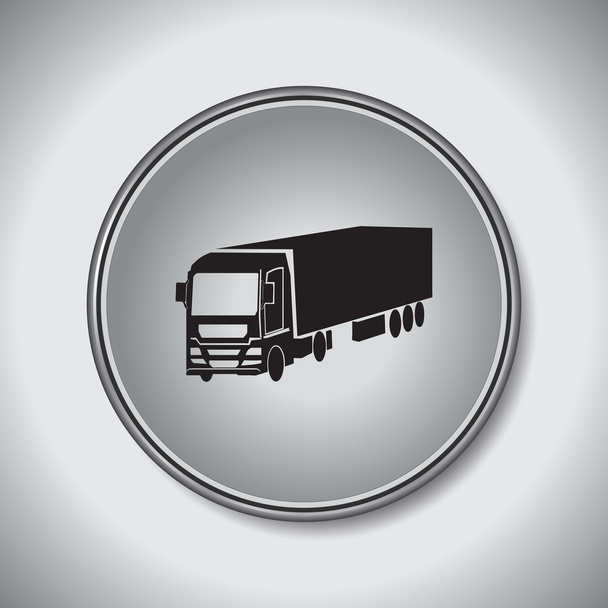 vrachtwagen pictogram vectorillustratie - Vector, afbeelding