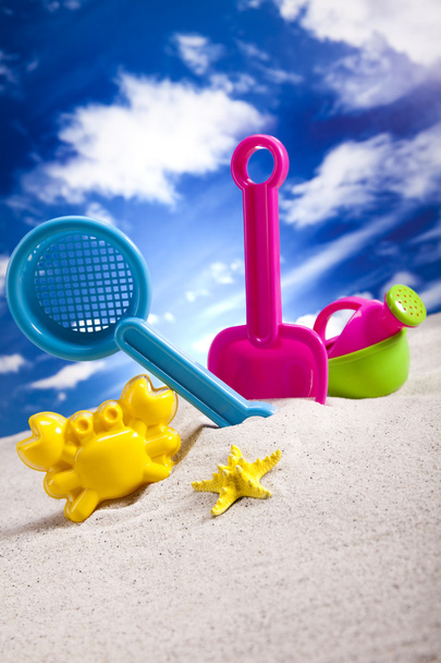 Toys for the beach - Zdjęcie, obraz