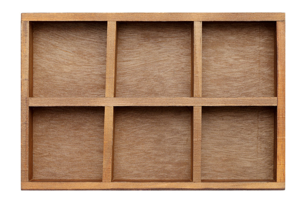 Wooden box tray - Photo, Image