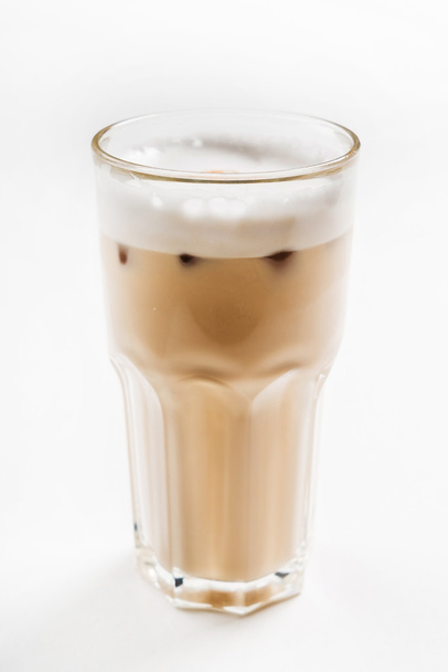 iced coffee in glass  - Фото, изображение
