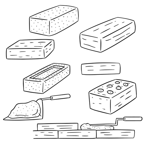 vector set of brick - Vector, Image