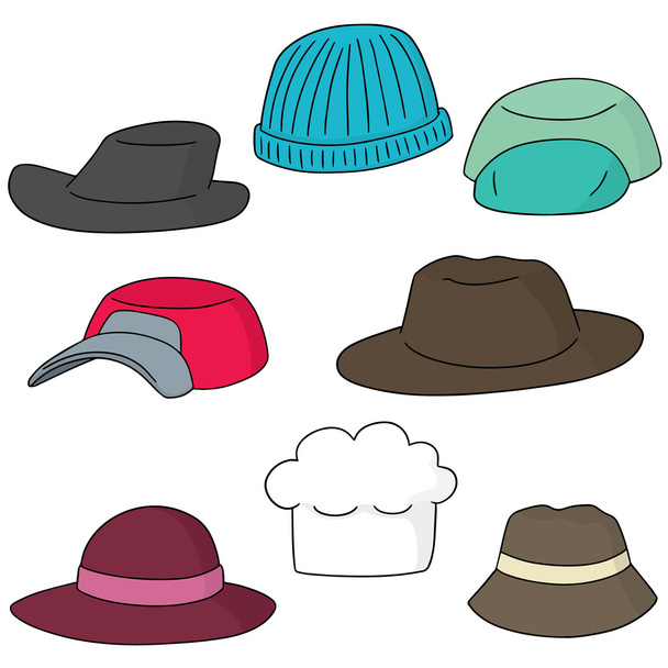 conjunto vetorial de chapéus
 - Vetor, Imagem