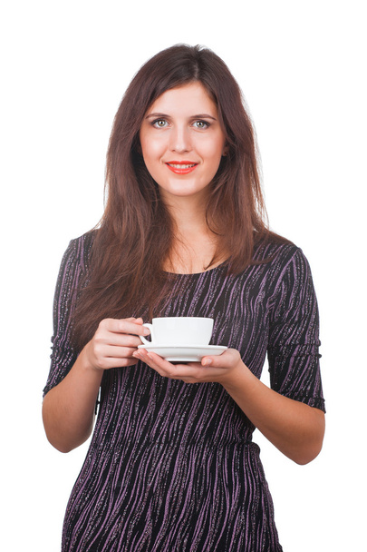 women with the cup of coffee - Foto, imagen