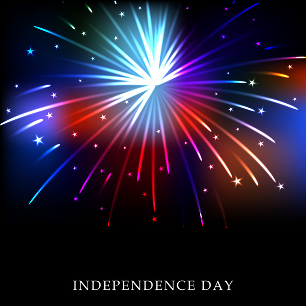 Dzień Niepodległości w Stany Zjednoczone Ameryki. - Wektor, obraz