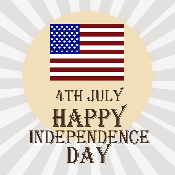 U.S.A. Independence Day - Vector, imagen