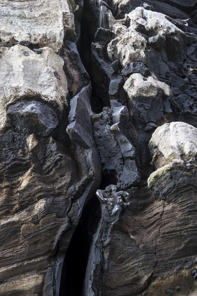 Galapagossaarten kallioihin jakautunut vulkaaninen toiminta
 - Valokuva, kuva