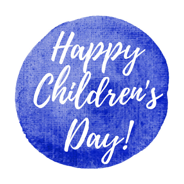 Happy Children's Day Holiday, celebration, card, poster, logo, l - Vector, Image