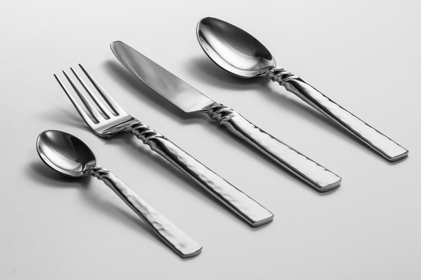 Cutlery set with Fork, Knife and Spoon - 写真・画像