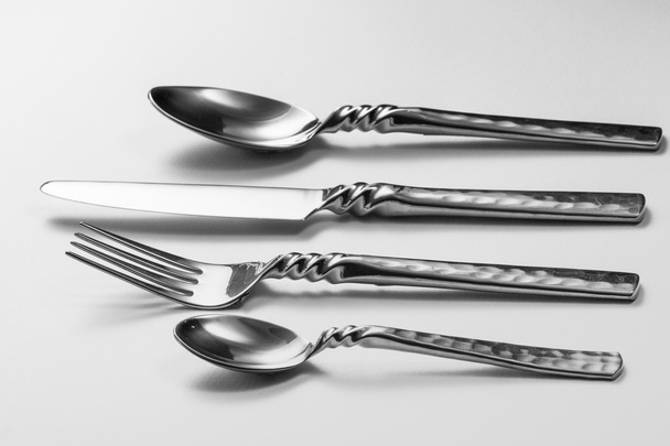 evőeszköz készlet, villát, kést és kanalat - Fotó, kép