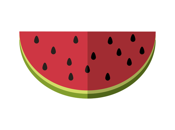 watermelon icon. Organic and healthy food design. vector graphic - Vector, Image