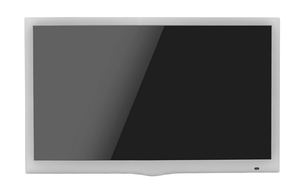 Modern blank flat screen TV set. - Fotó, kép