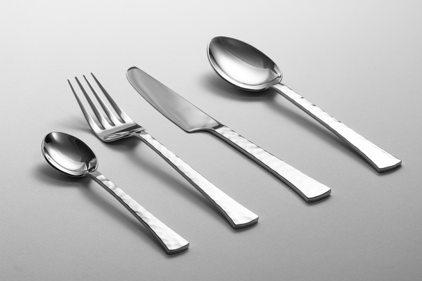 posate con forchetta, coltello e cucchiaio
 - Foto, immagini