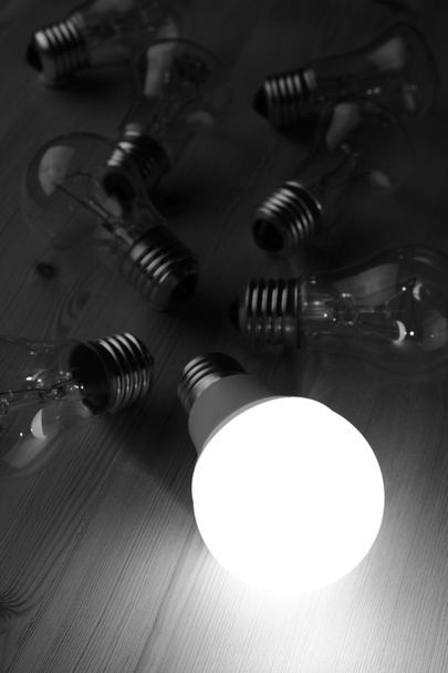 LED a zářící lampy - Fotografie, Obrázek