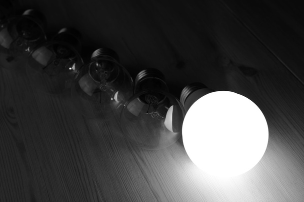 LED and incandescent lamps - Photo, Image