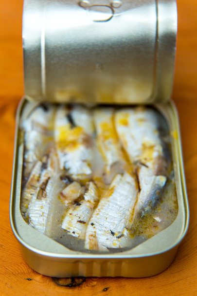 Springwater Sardines in a Tin - Photo, Image
