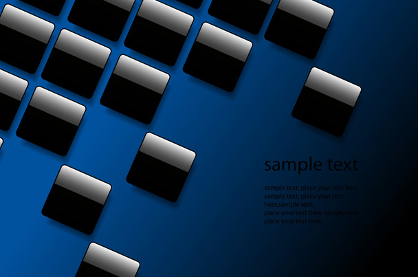Buttons background in blue - Vector, Image