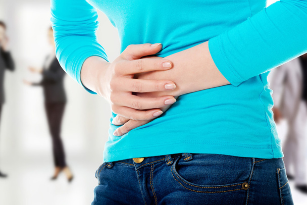 Woman with stomach issues - Zdjęcie, obraz