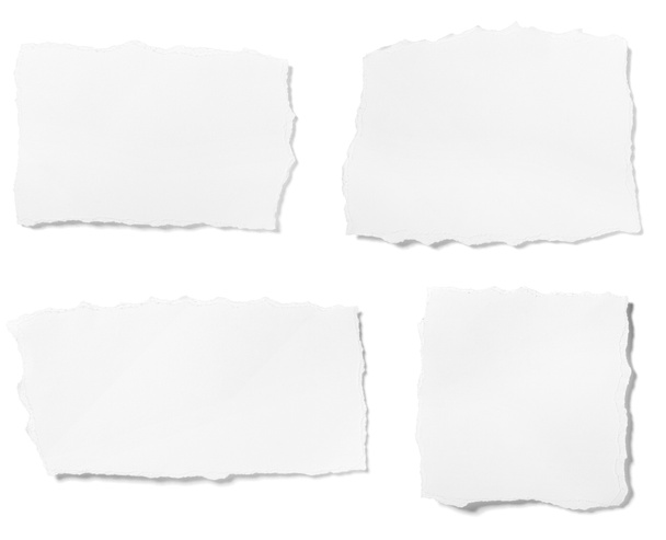 White paper ripped message background - Photo, Image