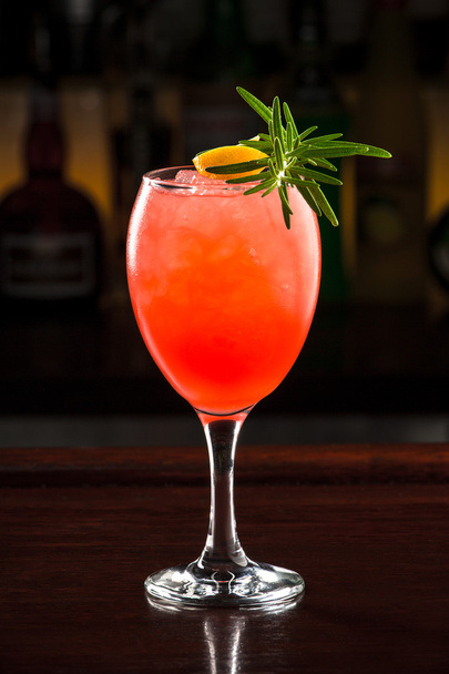 Raspberry drink with rosemary - Фото, изображение
