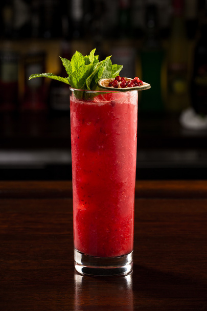 Berry Cooler Cocktail - Photo, Image