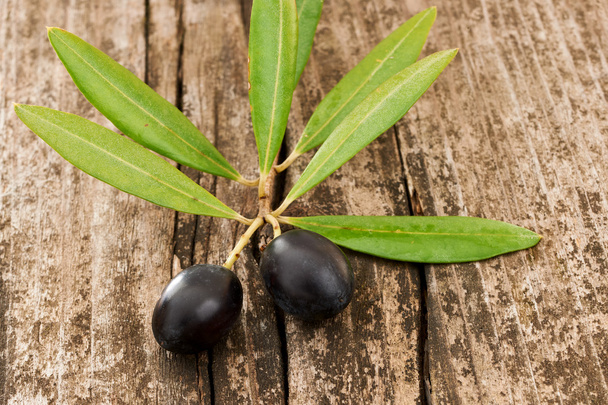 dva černé olivy - Fotografie, Obrázek