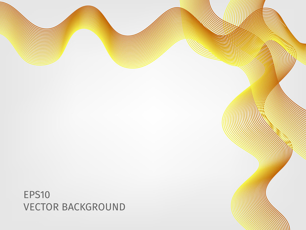 abstract vector waved line background - Vektör, Görsel