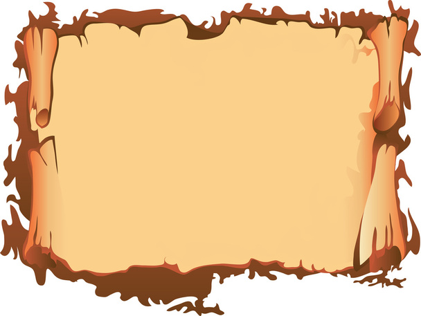 Свиток старого пергамента
 - Вектор,изображение