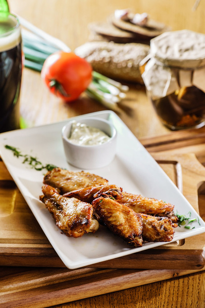 chicken wings with beer   - Photo, Image