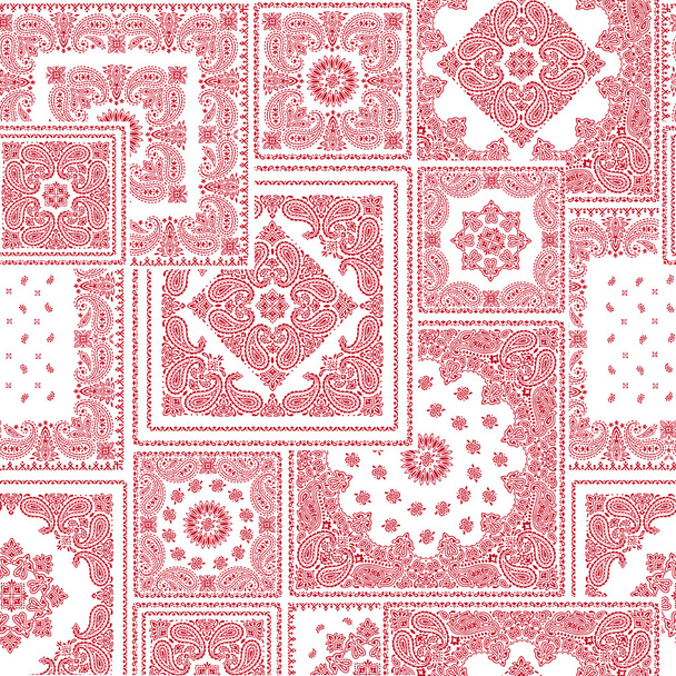 Bandanna pattern design - Διάνυσμα, εικόνα
