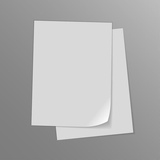 Empty paper sheet. Vector - ベクター画像