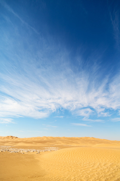 στο παλιό αμμόλοφο έρημο Ομάν - Φωτογραφία, εικόνα
