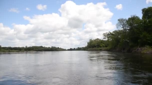 river boat sky - Footage, Video