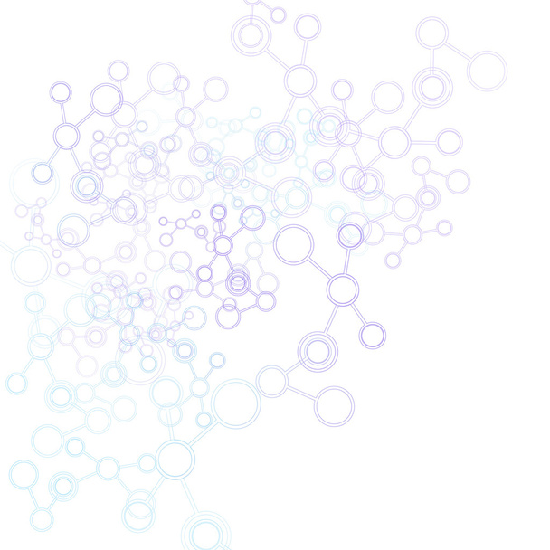 プレゼンテーションのベクトル ネットワーク背景。接続の概念 - ベクター画像