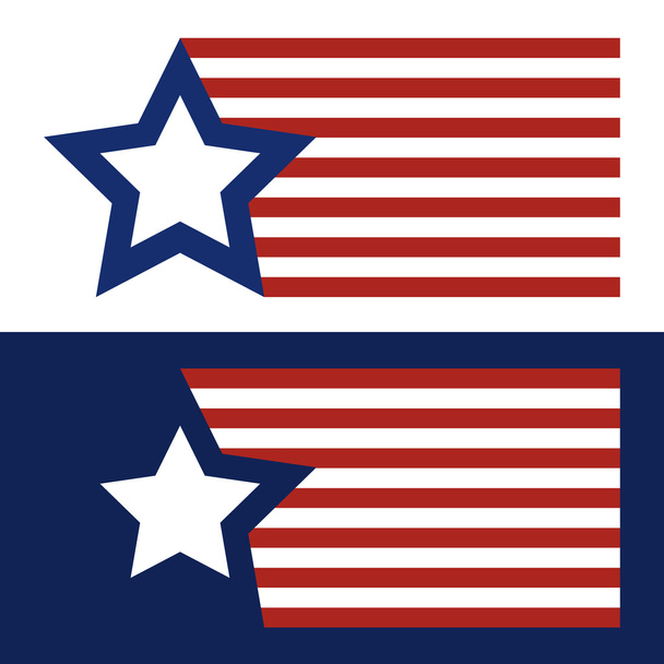 Элемент дизайна Дня независимости США
 - Вектор,изображение