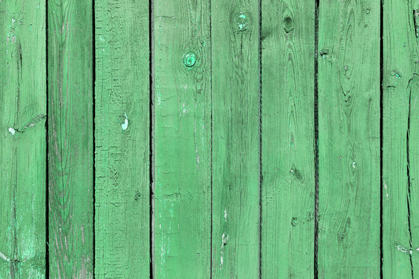 The old green wood texture with natural patterns - Photo, Image