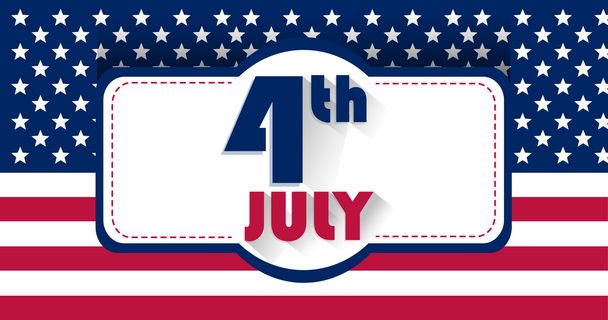 Independence Day USA. Patriotick Stock vector image - Vektori, kuva