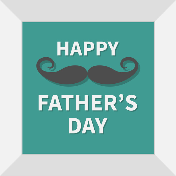 Happy fathers day card - Vecteur, image