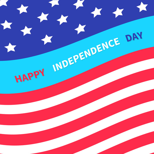 Happy independence day USA - Wektor, obraz