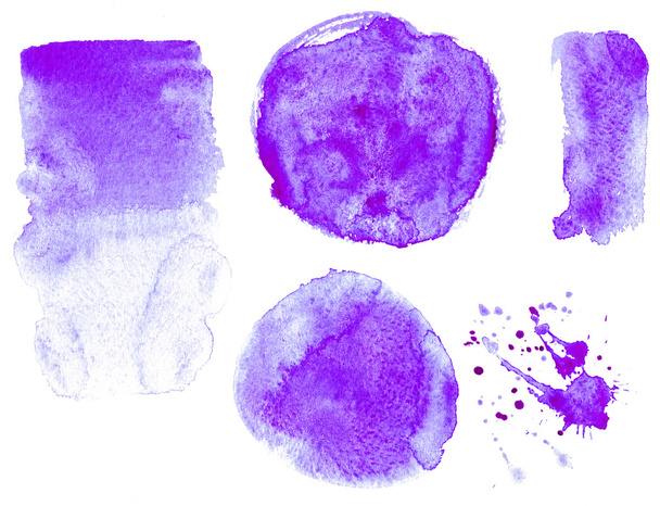 watercolor stains and textures - Photo, Image