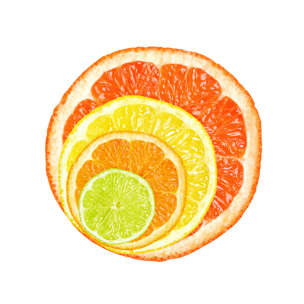 Citrus slices - Φωτογραφία, εικόνα
