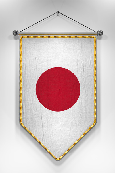 Japan Flag Pennant - Photo, Image