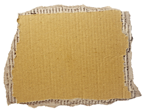 Hasogatott karton darab papír jegyzék - Fotó, kép