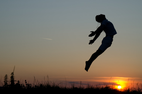 Jumping. - Фото, изображение