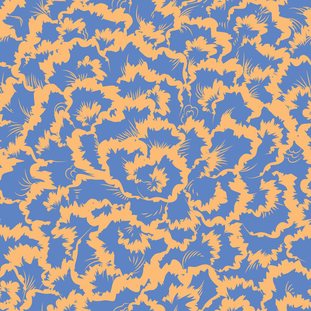 Abstract floral seamless pattern - Vektör, Görsel