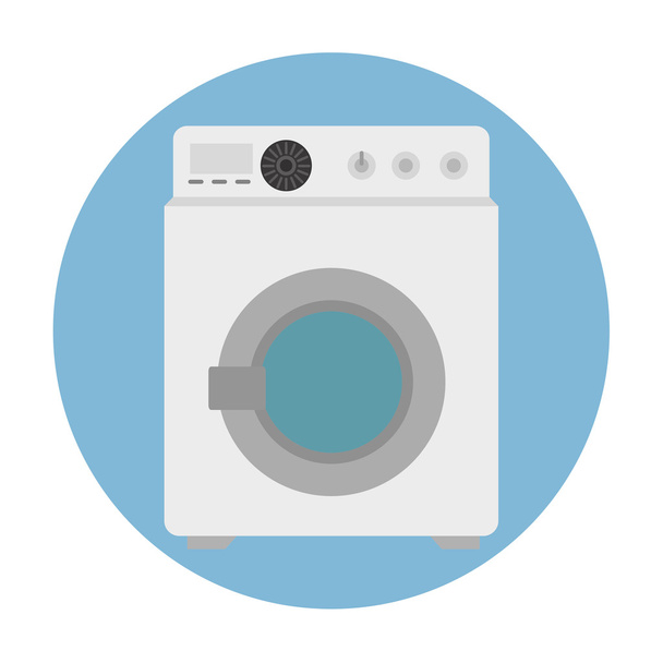 washer machine isolated icon design - Vector, Image