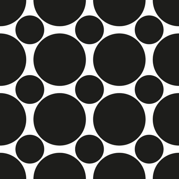 Background from black circles. - Vector, Image