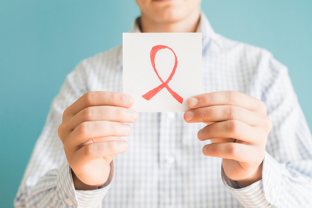 Ikona stužkou AIDS - Fotografie, Obrázek