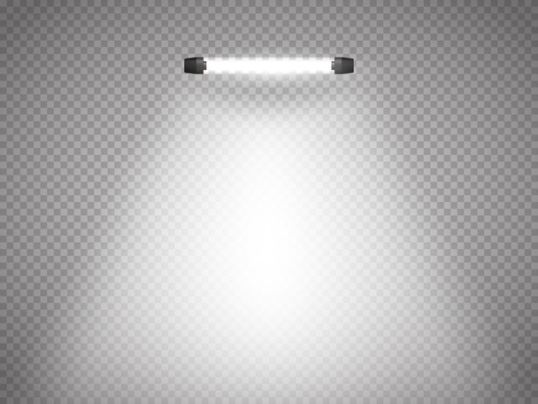 Holofotes isolados de vetor. Iluminação da cena. Efeito de luz
 - Vetor, Imagem