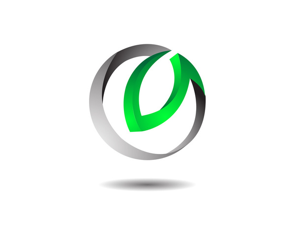 Glossy Technology Logo Icon - Vetor, Imagem
